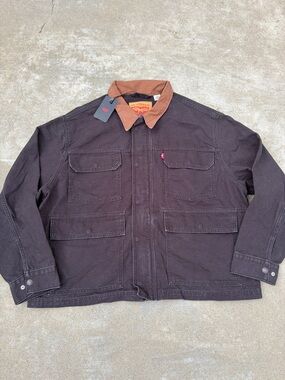 NWT Levi's East Port Chore Jacket in Meteorite Black